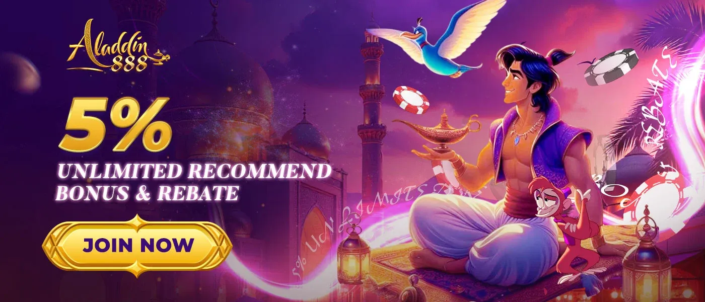 Aladdin888 free kredit casino bonus Malaysia