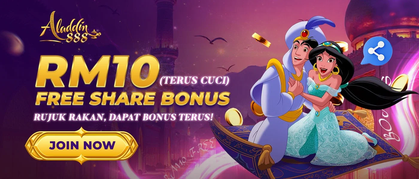 Aladdin888 Slot Online Live Casino Malaysia